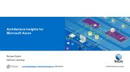 Cloud Computing Webinar: Architecture Insights for Microsoft Azure