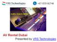 AV Rental Dubai - AV Equipment Rental Dubai PowerPoint PPT Presentation