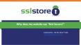 Why does my website say, "Not Secure"? | The SSL Store™ India PowerPoint PPT Presentation