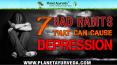 7 Bad Habits That Can Cause Depression PowerPoint PPT Presentation