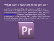 FAQ About Adobe Premiere Pro