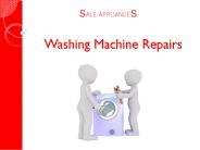 Washing Machine Repairs
