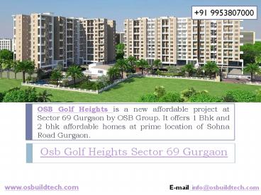 Osb Golf Heights Sector 69 Gurgaon (1)