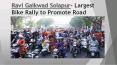 Ravi Gaikwad Solapur promote largest bike rally in Mumbai PowerPoint PPT Presentation