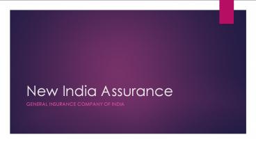 New India Assurance