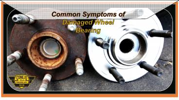 Common Symptoms of Damaged Wheel Bearing