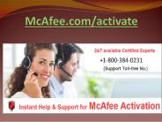 McAfee Activation -  Mcafee antimalware , McAfee Total Protection