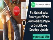 How To Fix QuickBooks Error 15102?