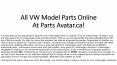 At-PartsAvatar.ca-Buy-All-VW-Model-Parts-Online