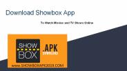 Showbox Apk for Android