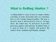 Rolling Shutter Manufacturer & Supplier