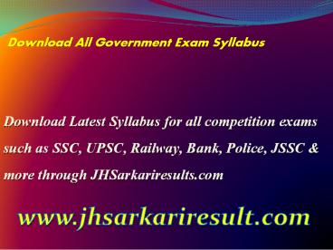 Download All Government Exam Syllabus (4)