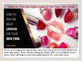 How to Pick the Right Lipstick For Your Skin Tone PowerPoint PPT Presentation