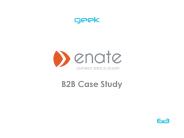 Enate Social Media Case Study