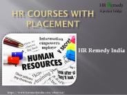 HR Courses with Placement | HR Remedy India
