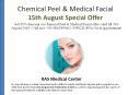 Get 50% discount on Chemical Peel & Medical Facial