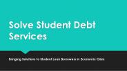 A solution to solve student debt crisis