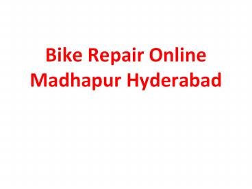Mobile Tire Puncture Repair in Hyderabad | Puncture Repair at Home