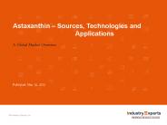 Global Astaxanthin Market – Sources, Technologies and Applications