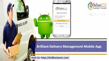 Delivery Mobile App