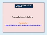 Financial planner in Indiana