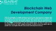 Blockchain Web Development Company PowerPoint PPT Presentation
