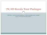 Kerala Tour Packages from Delhi