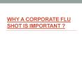 Why A Corporate Flu Shot Is Important PowerPoint PPT Presentation