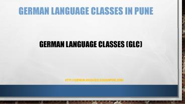 Best German Language Institutes in Pune