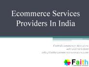 Ecommerce Services Providers In India