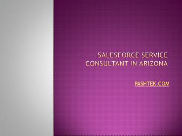 Salesforce Consultant in Arizona