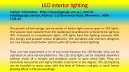 LED interior lighting
