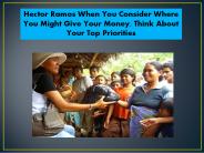 The Famous Charity Person In USA Hector Ramos