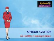 Aptech Aviation - Air Hostess Course in Chandigarh