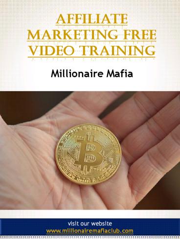 Affiliate Marketing Free Video Training