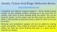 Details, Fiction And Bingo Welcome Bonus PowerPoint PPT Presentation