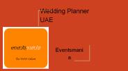 Wedding Planner UAE