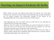 starting an import export business