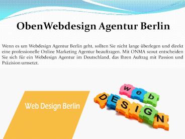 Professionelle Webdesign Agentur Berlin