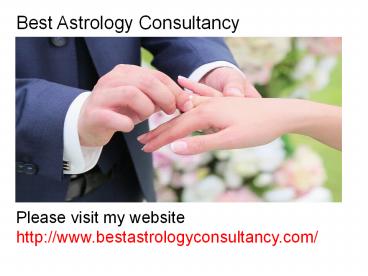 Best astrology consultancy services in India