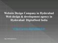 Website Design Company in Hyderabad | Web design & development agency in Hyderabad | DigitalSeed India PowerPoint PPT Presentation
