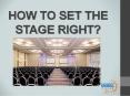 How to set the stage right PowerPoint PPT Presentation