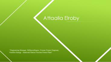 Attaalla Elroby - Engineering Manager From Marblehead