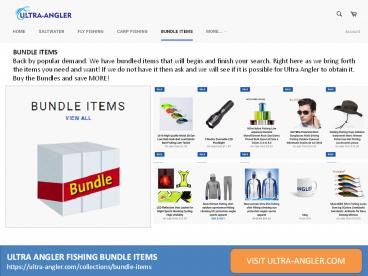 Ultra Angler Fishing Bundle Collections