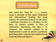 Unique Process Essay Writing Topics