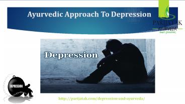 Ayurvedic Approach to Depression