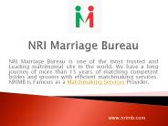NRIMB- Best For Matrimonial Services
