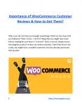 Importance of WooCommerce Customer Reviews & How to Get Them?