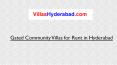 Villashyderabad-Gated Community Villas for Rent in Hyderabad (1) PowerPoint PPT Presentation