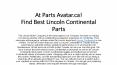 Parts-Avatar-ca-Find-Best-Lincoln-Continental-Parts-get-Lincoln-performance-parts-brake-and-exhaust-parts-online PowerPoint PPT Presentation